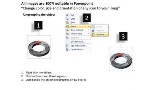 PowerPoint Backgrounds Editable Circular Process Ppt Design Slides