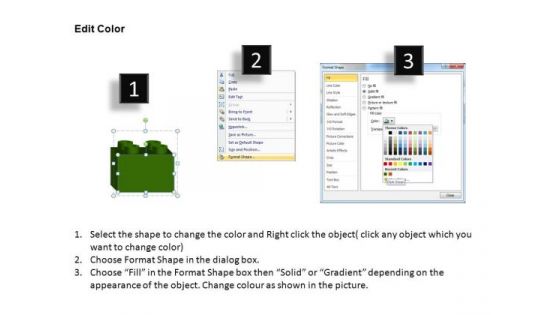 PowerPoint Backgrounds Editable Lego Blocks Ppt Layouts