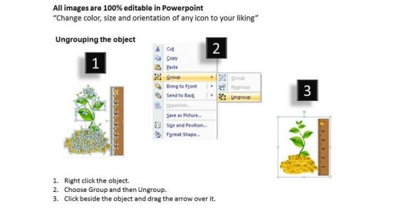PowerPoint Backgrounds Education Measuring Growth Ppt Slide