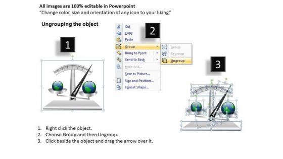 PowerPoint Backgrounds Executive Competition Scale With Pointer Ppt Slides