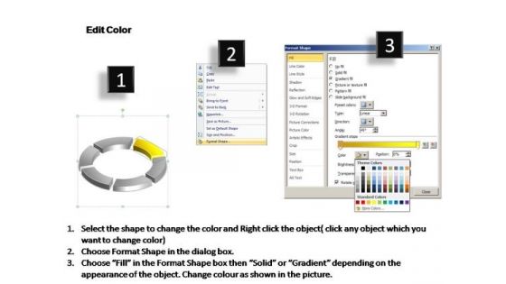 PowerPoint Backgrounds Global Ring Process Ppt Slide Designs
