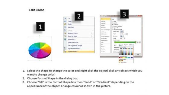 PowerPoint Backgrounds Graphic Circular Ppt Template
