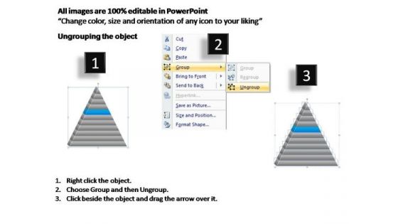 PowerPoint Backgrounds Graphic Triangle Process Ppt Template
