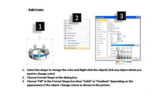 PowerPoint Backgrounds Growth Circular Ppt Process