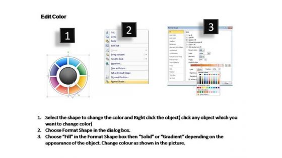 PowerPoint Backgrounds Growth Circular Process Ppt Design
