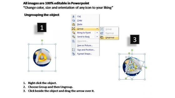 PowerPoint Backgrounds Growth Earth Core Diagram Ppt Slide