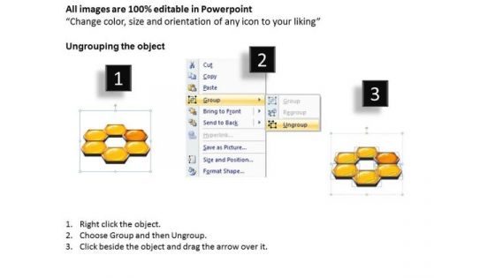 PowerPoint Backgrounds Hexagon Diagram Hexagonal Combs Ppt Templates