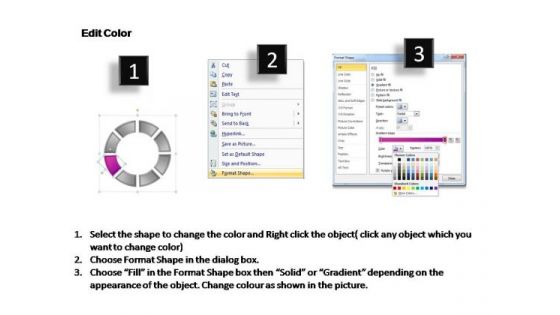 PowerPoint Backgrounds Image Circular Process Ppt Slide