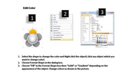 PowerPoint Backgrounds Image Cycle Chart Ppt Slide