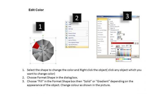 PowerPoint Backgrounds Image Pie Chart Ppt Design