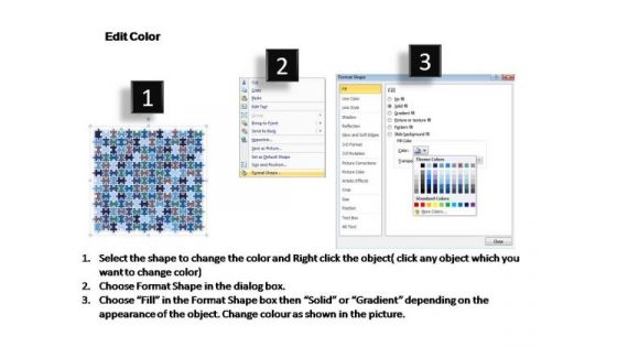 PowerPoint Backgrounds Image Rectangular Jigsaw Puzzle Ppt Themes