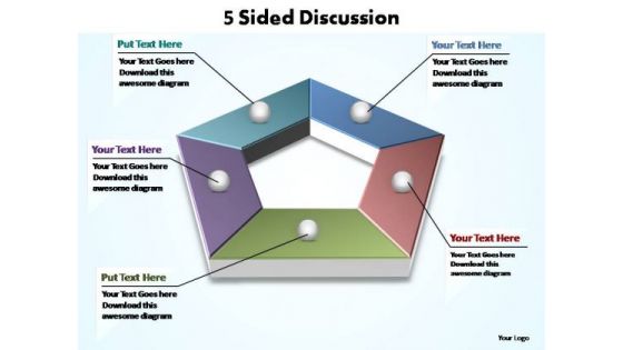 PowerPoint Backgrounds Image Sided Discussion Ppt Slide