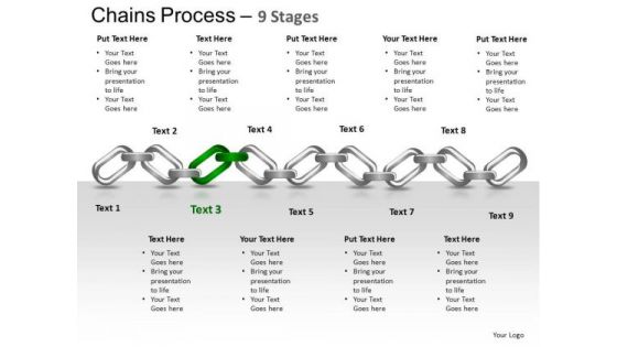 PowerPoint Backgrounds Leadership Chains Ppt Slides