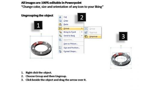 PowerPoint Backgrounds Leadership Circular Arrows Ppt Template
