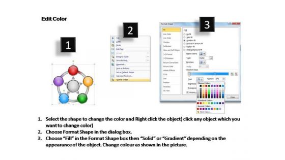 PowerPoint Backgrounds Leadership Five Perception Ppt Template