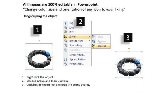 PowerPoint Backgrounds Leadership Process Chart Ppt Template