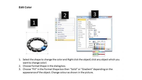 PowerPoint Backgrounds Leadership Process Chart Ppt Theme