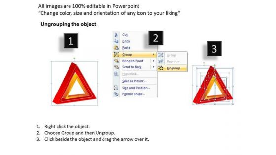 PowerPoint Backgrounds Leadership Triangles Ppt Slides