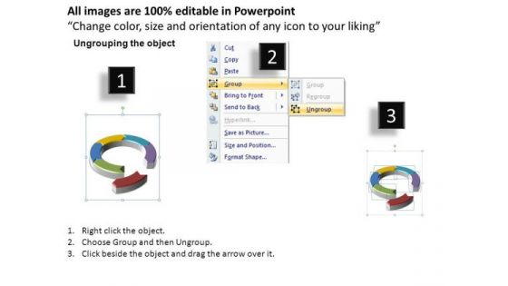 PowerPoint Backgrounds Marketing Circular Process Ppt Design Slides