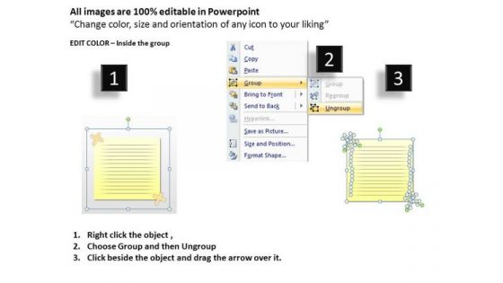 PowerPoint Backgrounds Marketing Post It Notes Ppt Layouts