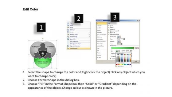 PowerPoint Backgrounds Marketing Venn Diagram Ppt Slides