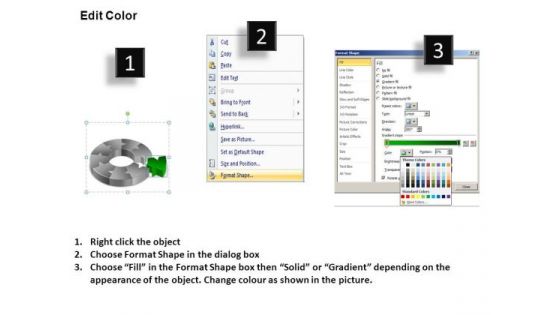 PowerPoint Backgrounds Process Circular Chart Ppt Design Slides
