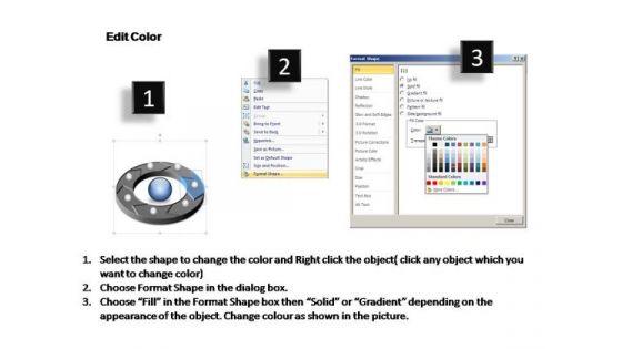 PowerPoint Backgrounds Process Circular Process Ppt Themes