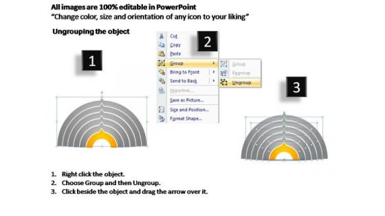 PowerPoint Backgrounds Process Semi Circular Ppt Design Slides