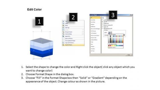PowerPoint Backgrounds Process Stacked Layers List Ppt Theme