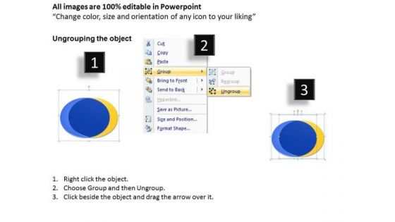 PowerPoint Backgrounds Process Venn Diagram Ppt Template