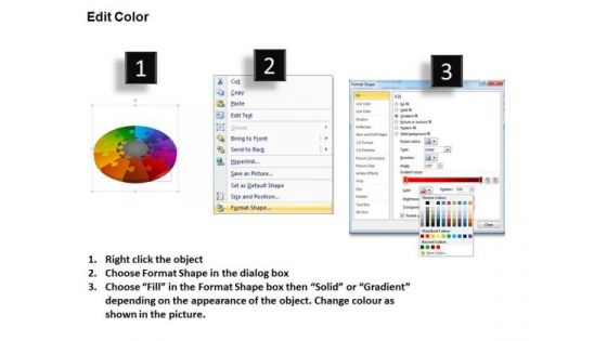 PowerPoint Backgrounds Puzzle Process Metaphor Ppt Design Slides