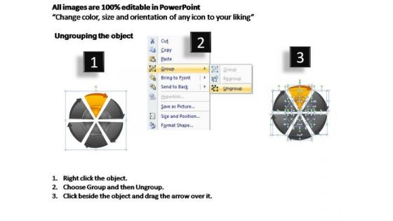 PowerPoint Backgrounds Sales Flow Of Circular Ppt Process