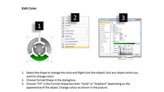 PowerPoint Backgrounds Sales Round Chart Ppt Slide