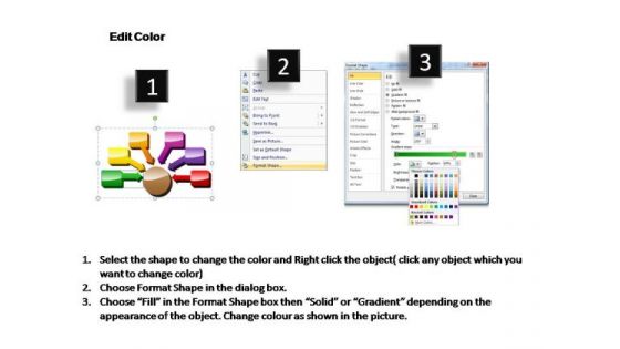 PowerPoint Backgrounds Sales Semi Circle Training Ppt Themes