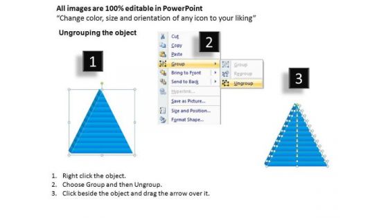 PowerPoint Backgrounds Sales Triangle Process Ppt Themes