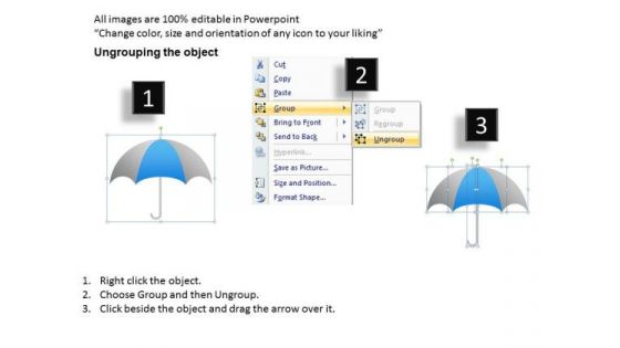 PowerPoint Backgrounds Sales Umbrella Chart Ppt Themes