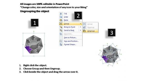 PowerPoint Backgrounds Strategy Jigsaw Ppt Slides