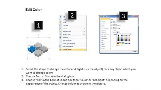 PowerPoint Backgrounds Strategy Puzzle Process Ppt Slide Designs
