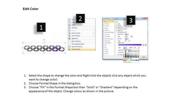 PowerPoint Backgrounds Strategy Rings Ppt Presentation Designs