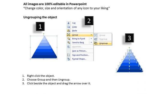 PowerPoint Backgrounds Success Bulleted List Pyramid Ppt Slides