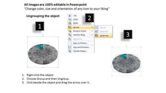 PowerPoint Backgrounds Success Puzzle Process Ppt Slide