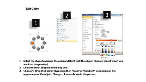 PowerPoint Backgrounds Teamwork Cycle Process Ppt Design Slides