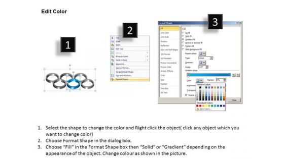 PowerPoint Backgrounds Teamwork Rings Ppt Design