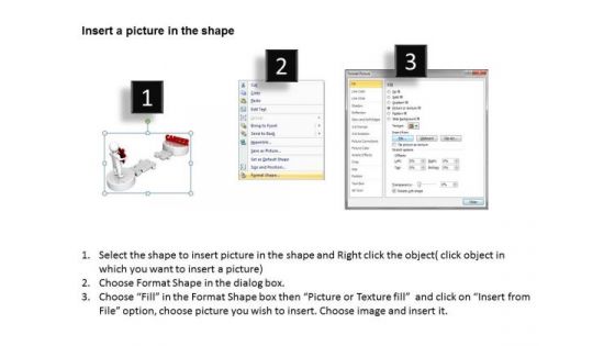 PowerPoint Business 3d Man And Puzzle With Career Future Slides