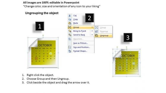 PowerPoint Calendar October 2012