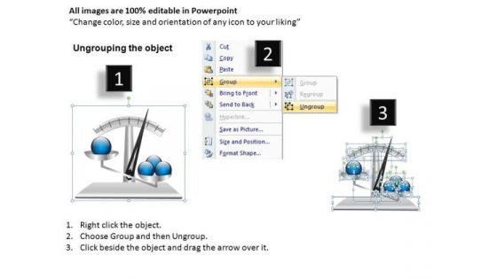 PowerPoint Design Business Education Scale With Pointer Ppt Design Slides