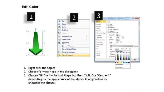 PowerPoint Design Chart Arrows Ppt Backgrounds