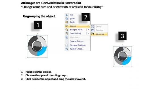 PowerPoint Design Chart Business 3d Circular Flow Ppt Presentation