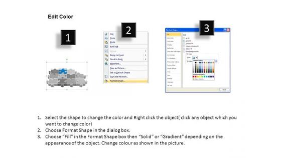 PowerPoint Design Chart Puzzle Process Ppt Presentation