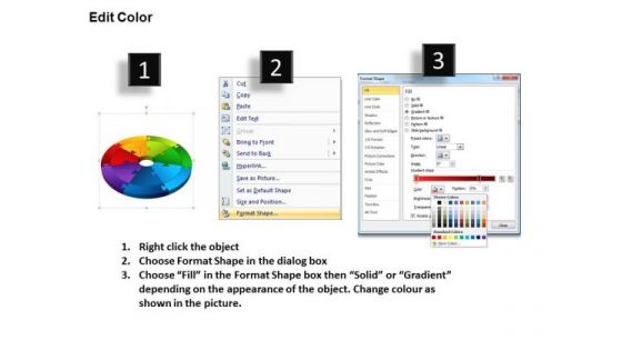 PowerPoint Design Circular Process Business Ppt Designs